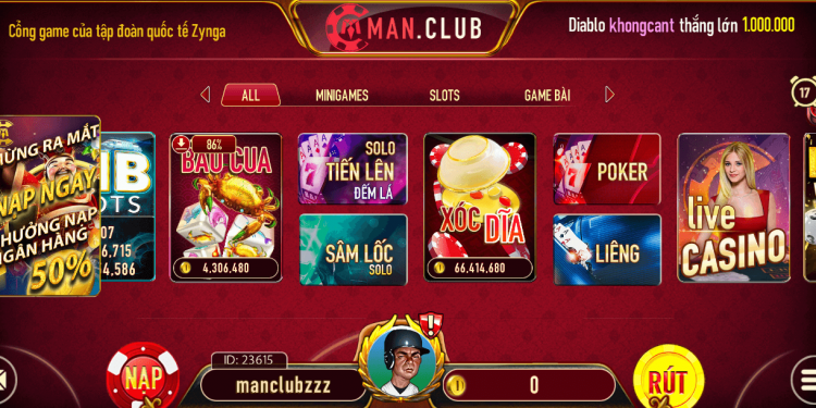 Manclub – Cổng Game Bài Dành Cho Phái Mạnh Tốt Nhất 2024