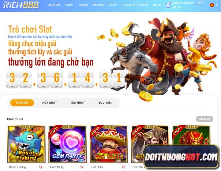 Rich888 Casino hiện đang nổi đình đám trong giới game bài. Cùng kênh Đổi Thưởng Hot đăng nhập Rich888 Bet, tải Rich888 app và đánh giá chi tiết cổng game này.