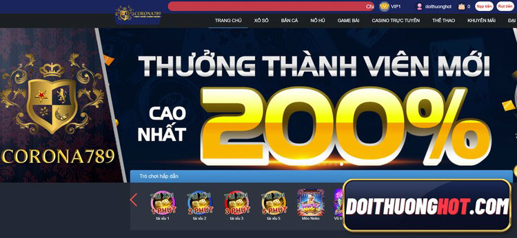 Nhà cái Corona 789 casino là tên tuổi còn khá mới mẻ tại thị trường Việt Nam. Tuy vậy vẫn có những nét mới, nhiều ưu đãi khủng tại Corona789. Hãy cùng tìm hiểu!