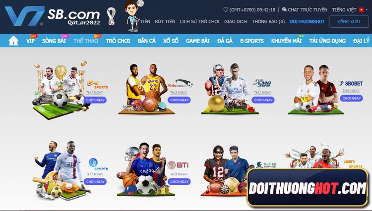 V7sb Com là nhà cái thể thao với số lượng game siêu khủng. Cùng kênh Đổi Thưởng Hot đánh giá chi tiết V7 Club và tìm link tải v7 Casino mới nhất.