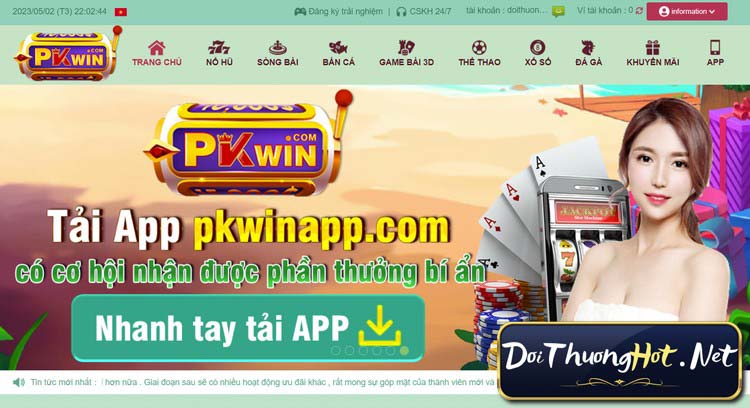 PKwin - Nhà cái uy tín hàng đầu với đa dạng các trò chơi cá cược và giải trí. Tham gia PKwin ngay để trải nghiệm những trò chơi và nhận được nhiều ưu đãi.